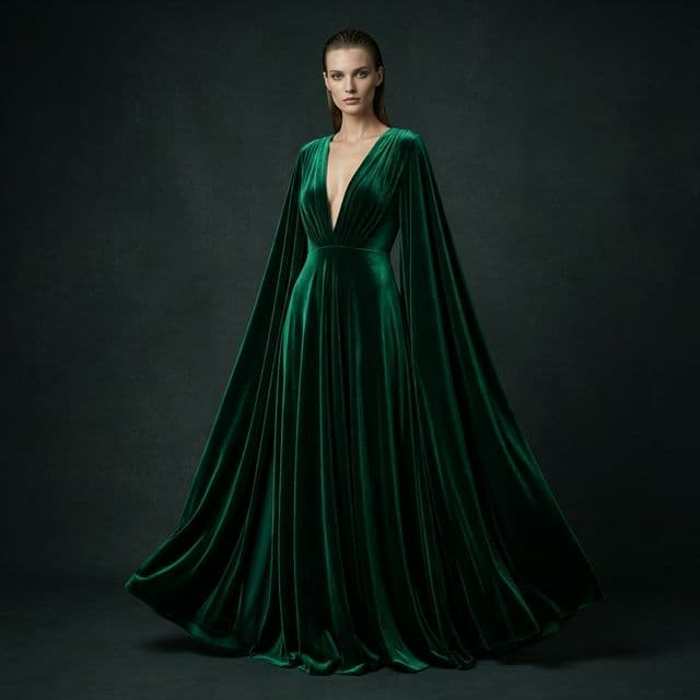 Vestido de Gala en Terciopelo